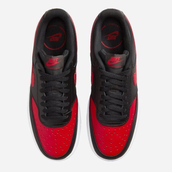 Nike Court Vision Lo Nero/Rosso - Nike - immagine 2