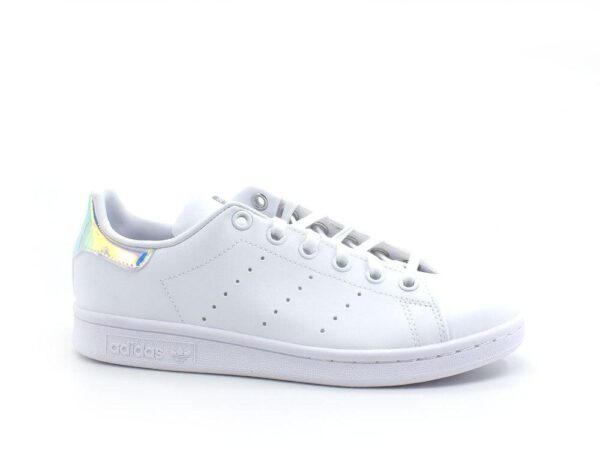 Adidas Stan Smith J Bianco/Argento - Adidas