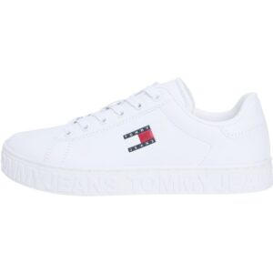 Sneaker basse in pelle logo outsole - Tommy Hilfiger