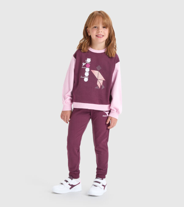 Tuta bambina rosa/viola - Diadora