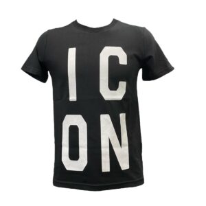 T shirt nera logo - Icon