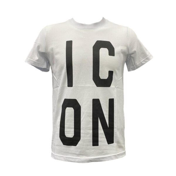 T shirt bianca logo - Icon
