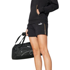 Short nero banda animalier - Puma