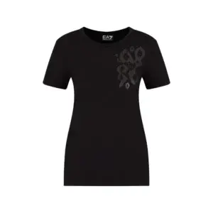 T shirt stampa grafica nera - Armani