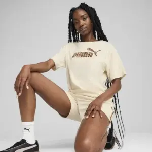 T Shirt Beige logo animalier - Puma