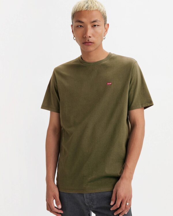 T shirt verde logo piccolo - Levi's