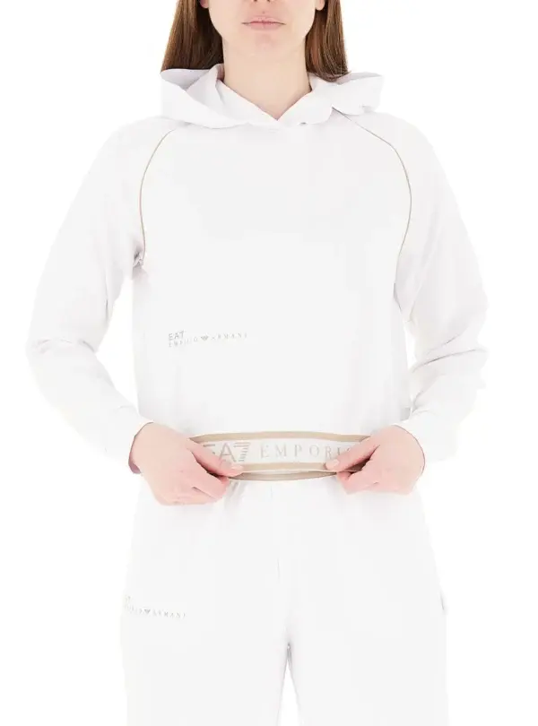 Felpa cropped bianca - Armani