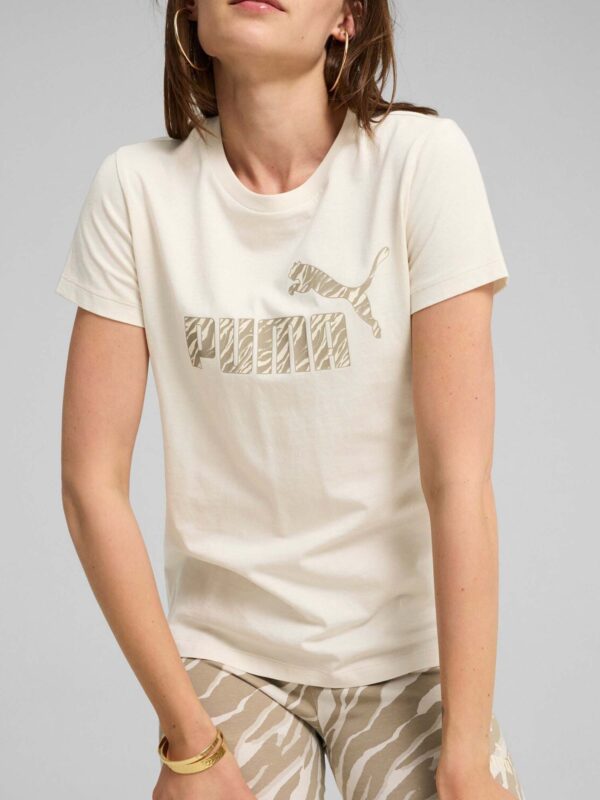 T shirt panna logo animalier - Puma