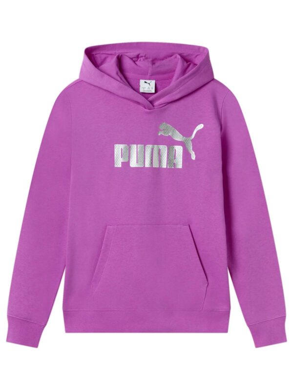 Felpa con cappuccio viola - Puma