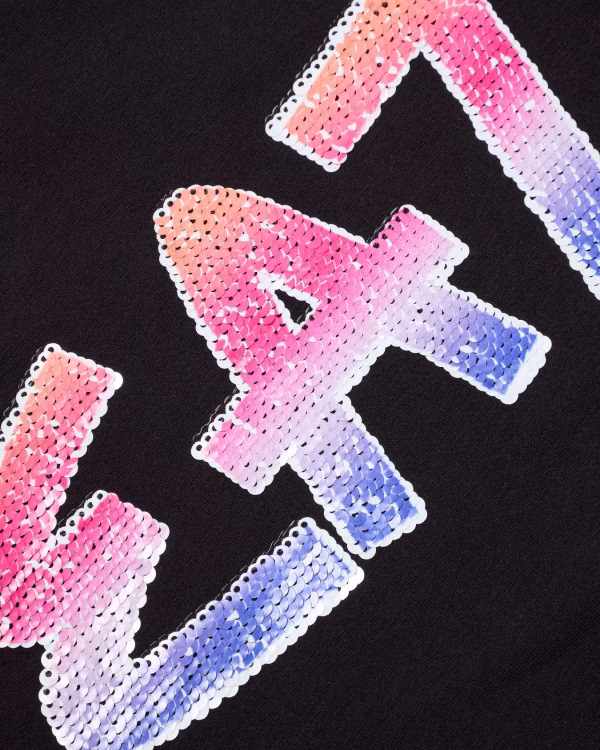 T shirt con nodo nera - Armani - immagine 2