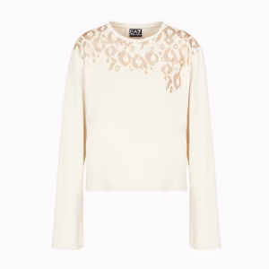 T shirt maniche lunghe panna - Armani