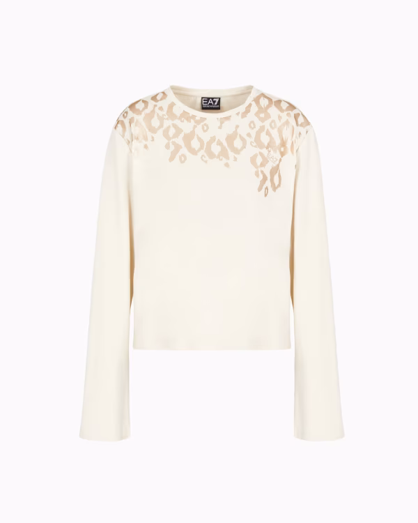 T shirt maniche lunghe panna - Armani