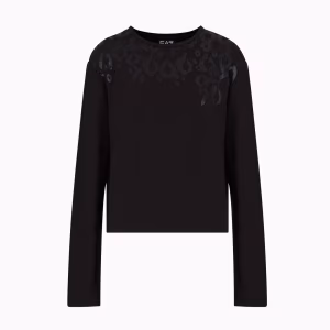 T shirt maniche lunghe nera - Armani