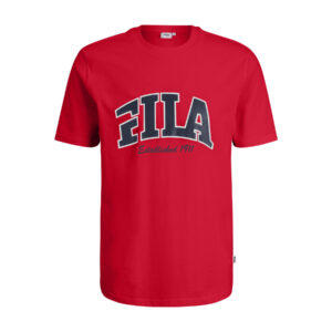 T shirt Rossa logo blu - Fila