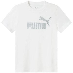 T shirt bianca logo textured foil - Puma