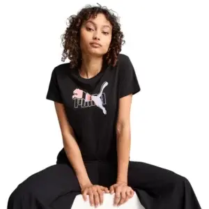 T shirt nera Logo Lab - Puma