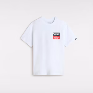 T shirt bianca stampa retro ragazzi 8/14 anni - Vans