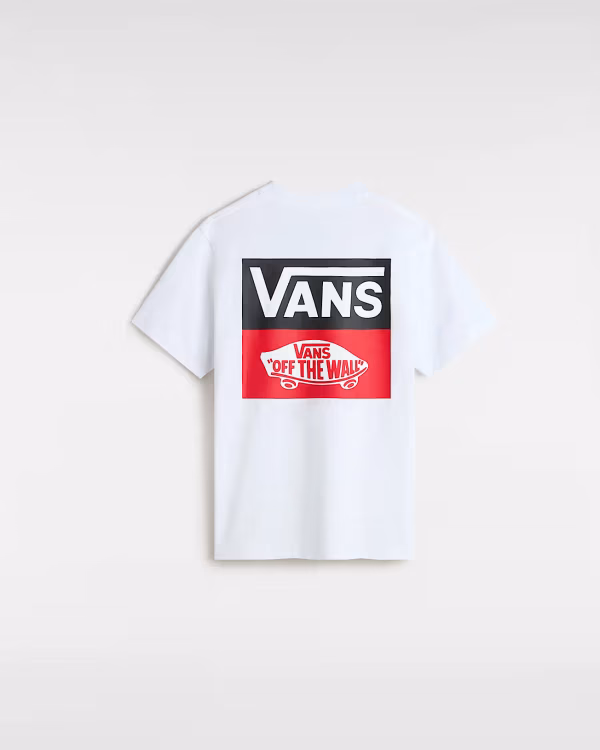T shirt bianca stampa retro ragazzi 8/14 anni - Vans - immagine 2
