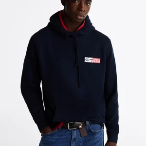 Felpa con cappuccio blu - Tommy Hilfiger