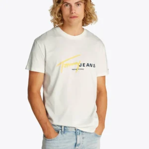 T shirt bianca Tommy Jeans - Tommy Hilfiger