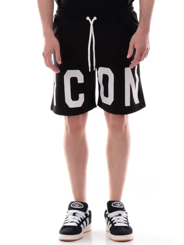 Bermuda sportivo nero - Icon