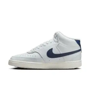 Nike Court Vision Mid Bianco Blu - Nike