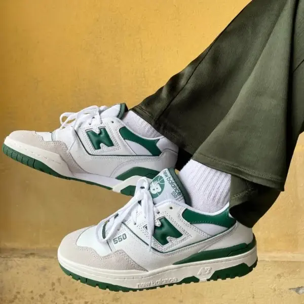 New Balance Moyen Bianco/Verde - New Balance - immagine 2