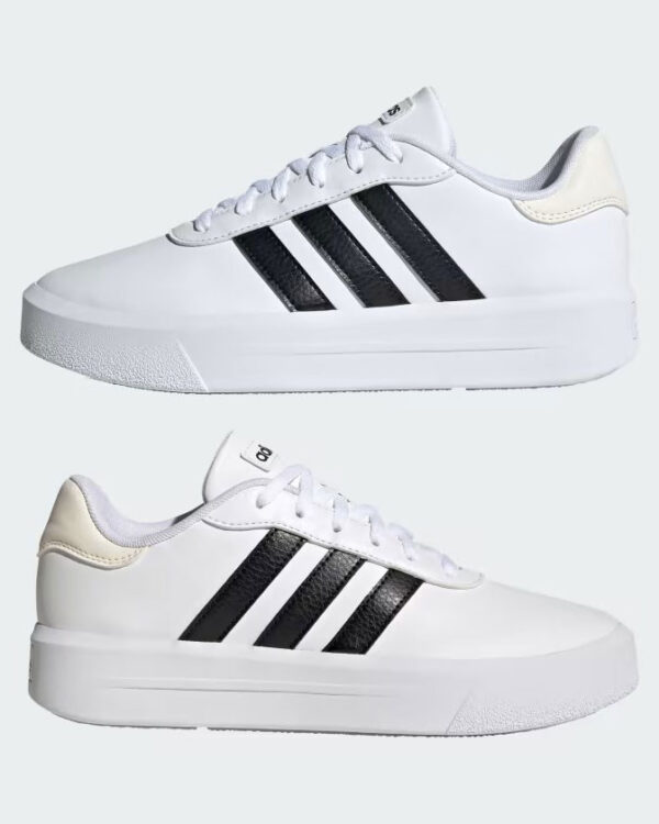 Adidas Court Platform Bianco/Nero - Adidas