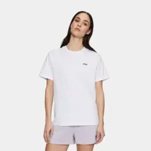 T shirt bianca elasticizzata - Fila