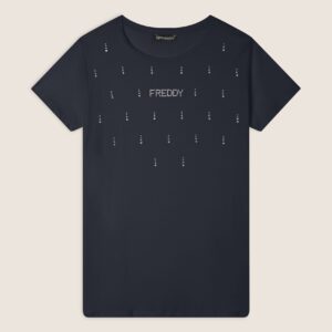 T shirt nera - Freddy