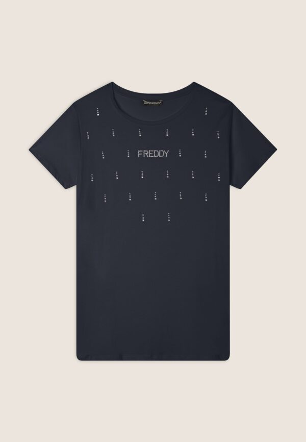 T shirt nera - Freddy