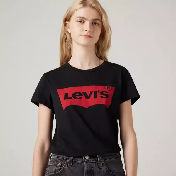 T shirt nera logo rosso - Levi’s