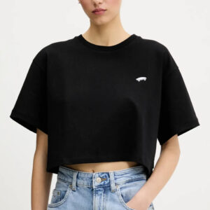 T shirt cropped nera -  Vans