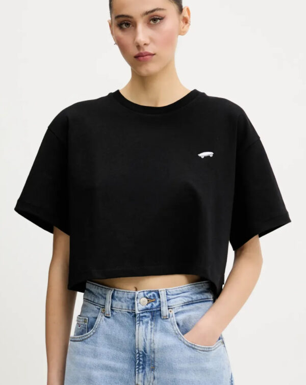 T shirt cropped nera -  Vans