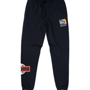 Sotto tuta nero e stampe - Puma