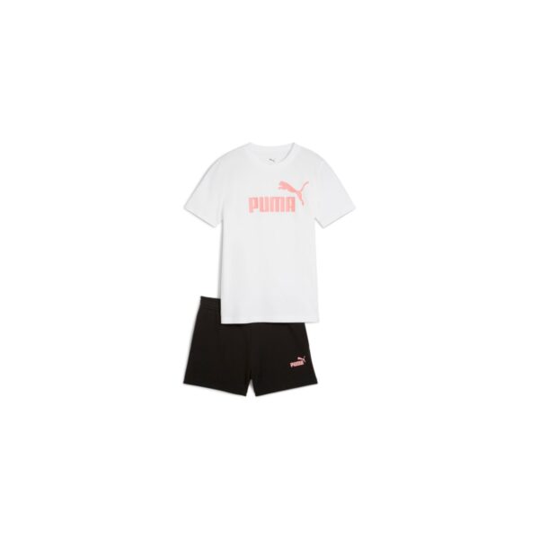 Completo bambina bianco e nero - Puma