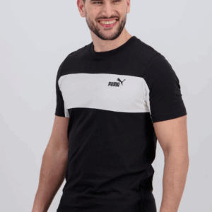 T shirt nera/bianca - Puma