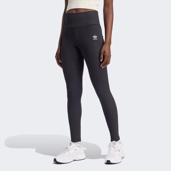 Leggings a vita alta nero - Adidas