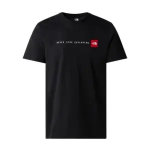 T shirt nera Never stop - The North Face