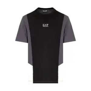 T shirt nera/grigio - Armani