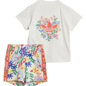 Completo bianco e rosa infant - Adidas