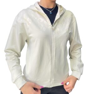 Felpa panna con zip - Armani