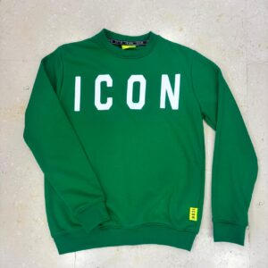 Felpa Girocollo verde - Icon