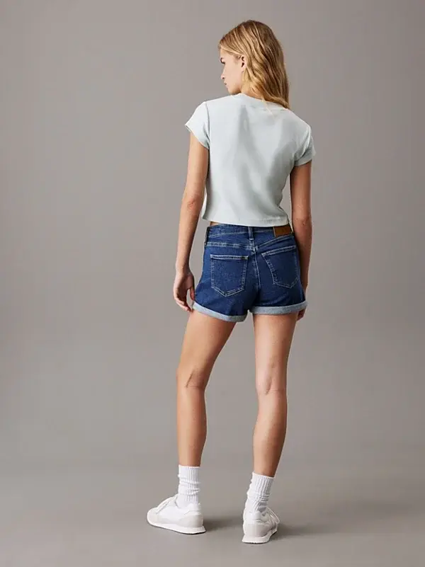 Short denim mid rise - Calvin Klein - immagine 2