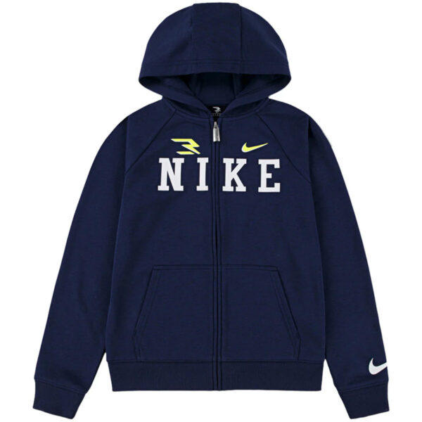 Felpa con zip blu - Nike