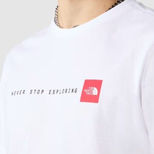 T shirt bianca Never stop - The North Face