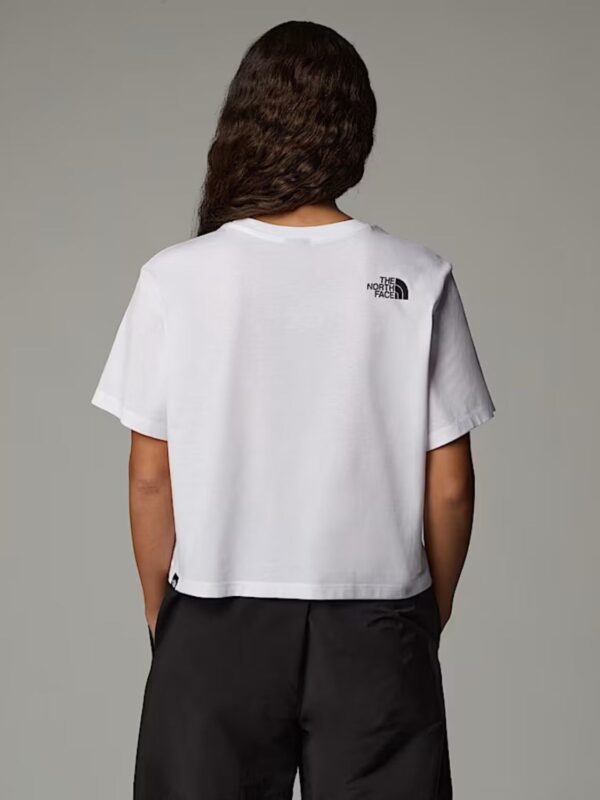 T shirt cropped bianca - The North Face - immagine 2