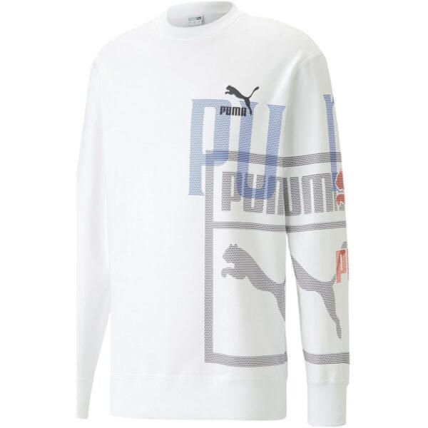 Felpa girocollo bianco - Puma