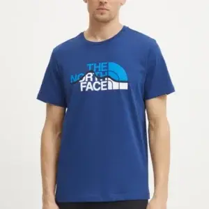 T shirt blu con logo Estate - The North Face