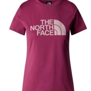 T shirt fucsia stampa bianca - The North Face